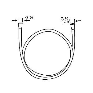 Душевой шланг Kludi Suparaflex Silver 610720500 купить в интернет-магазине сантехники Sanbest