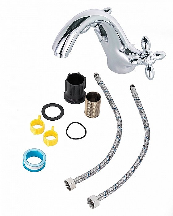 Смеситель для раковины Agger Retro A1902100 хром купить в интернет-магазине сантехники Sanbest