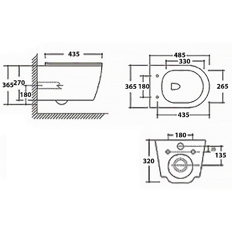 Инсталляция для унитаза Azario AZ-8010-1000 купить в интернет-магазине сантехники Sanbest