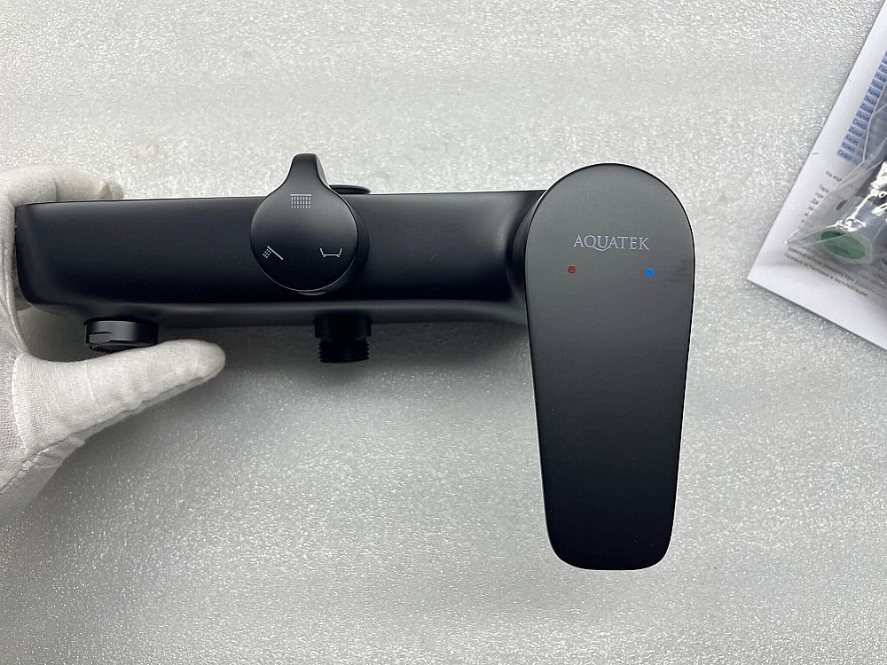 Душевая система Aquatek БЕТТА AQ2140MB черная матовая купить в интернет-магазине сантехники Sanbest