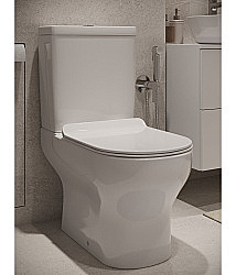 Унитаз напольный Agger AT13000 с бачком, белый купить в интернет-магазине Sanbest