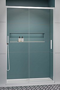 Душевая дверь Radaway Idea White DWJ 100 стекло прозрачное/профиль белый матовый купить в интернет-магазине Sanbest