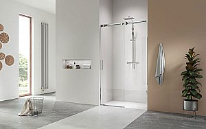 Душевая дверь Radaway Espera Pro DWJ 140 R стекло прозрачное/профиль хром купить в интернет-магазине Sanbest