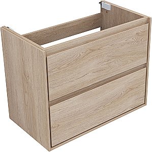 Тумба с раковиной Aquanet Милан 336384/330431 80 дуб светлый для ванной в интернет-магазине Sanbest