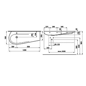 Раковина Laufen Alessi One 8.1497.3.400.104.1 белая купить в интернет-магазине Sanbest
