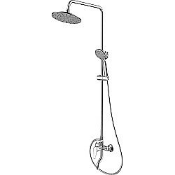 Душевая система Dorff Prime D0740900 хром купить в интернет-магазине сантехники Sanbest