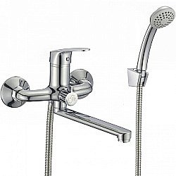 Смеситель для ванны Milardo Simp SIMSB02M02 хром купить в интернет-магазине сантехники Sanbest