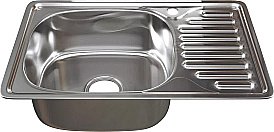 Кухонная мойка Mixline ML 42х66 530531 сталь левая купить в интернет-магазине сантехники Sanbest