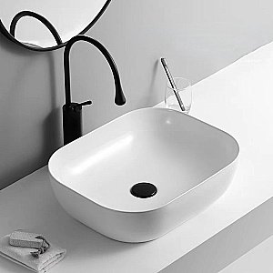 Раковина накладная RGW GS-23 80121023-01 белая купить в интернет-магазине Sanbest