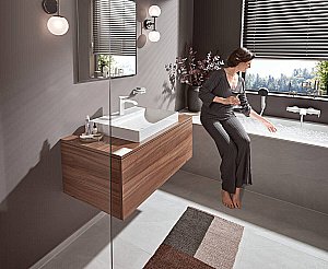 Смеситель для раковины Hansgrohe Vivenis 75020700 белый матовый купить в интернет-магазине сантехники Sanbest