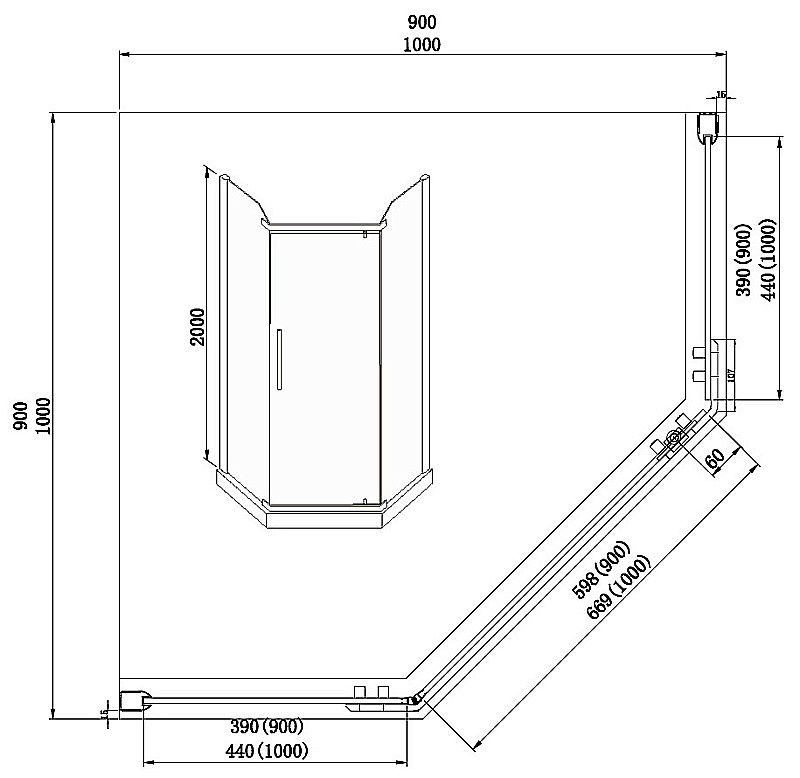 Инсталляция для унитаза Azario AZ-8010-1000 купить в интернет-магазине сантехники Sanbest