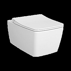 Унитаз Vitra METROPOLE 7672B003-0075 безободковый, белый купить в интернет-магазине Sanbest