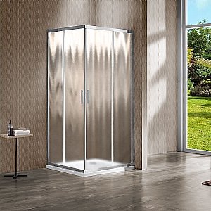 Душевой уголок Vincea Garda VSS-1G800CH 80x80 стекло шиншилла/профиль хром купить в интернет-магазине Sanbest