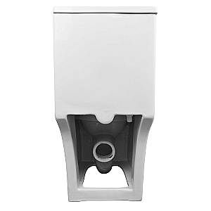 Унитаз моноблок Azario Sente AZ-8614 белый, безободковый, с крышкой микролифт купить в интернет-магазине Sanbest