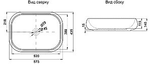 Раковина Melana 78102 78102-805 белая купить в интернет-магазине Sanbest