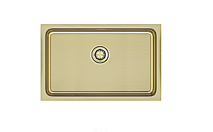 Кухонная мойка Paulmark VISTA 74 UNI PM307444-LG светлое золото купить в интернет-магазине сантехники Sanbest