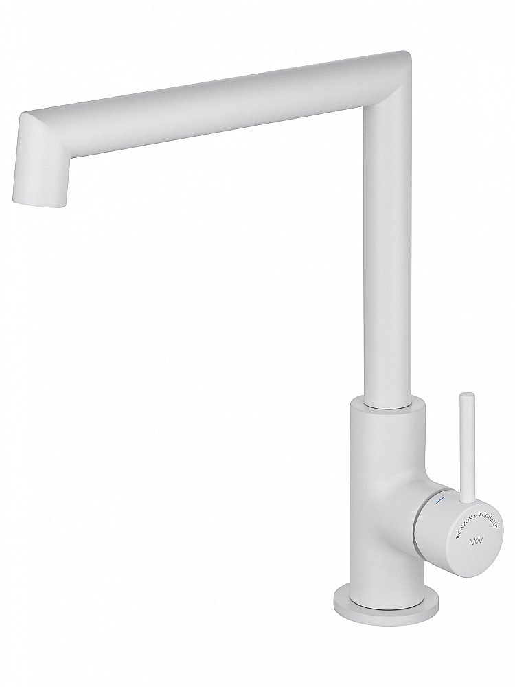 Смеситель для кухни WONZON & WOGHAND WW-L1005-MW белый матовый купить в интернет-магазине сантехники Sanbest