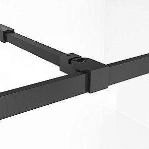 Душевое ограждение Niagara Nova NG-686-12BLACK 120 прозрачное с рисунком/профиль черный матовый купить в интернет-магазине Sanbest