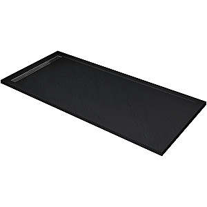 Душевой поддон WeltWasser WW TRS STONE BL 10000005450 100x90 черный купить в интернет-магазине Sanbest