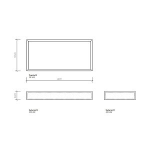 Лоток универсальный Decor Walther Brownie Tab M 0930060 черная кожа купить в интернет-магазине сантехники Sanbest