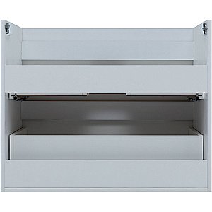 Тумба с раковиной Aquanet Практика 80 330459 белая матовая для ванной в интернет-магазине Sanbest