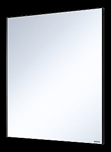 Зеркало Misty MARS 70x80 черное матовое в ванную от интернет-магазине сантехники Sanbest