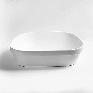 Раковина накладная CeruttiSpa 57 CR0023 белая купить в интернет-магазине Sanbest