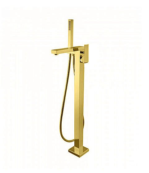 Смеситель для ванны Webert Pegaso PE851101010 золото купить в интернет-магазине сантехники Sanbest