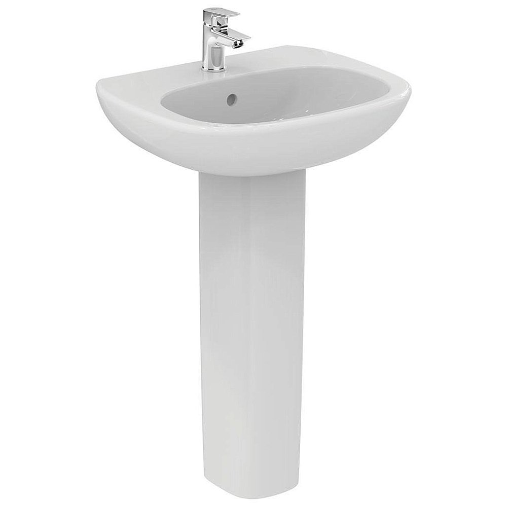 Раковина на пьедестале Ideal Standard Tesi 55 T351501 белая купить в интернет-магазине Sanbest