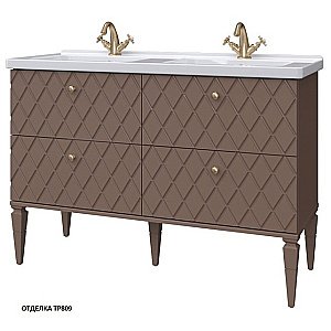 Тумба с раковиной Caprigo Roma 125 реестр отделок CONCEPT для ванной в интернет-магазине Sanbest