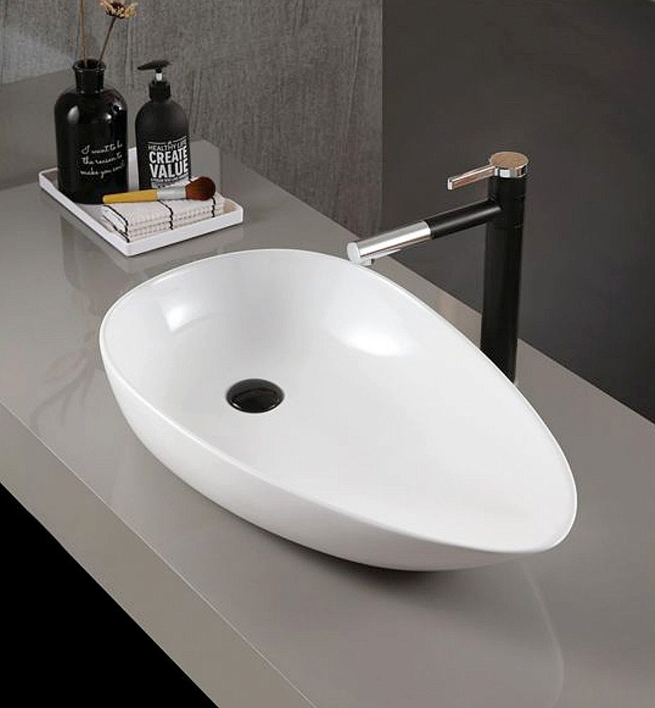 Раковина Abber Bequem 59 AC2117 белая купить в интернет-магазине Sanbest