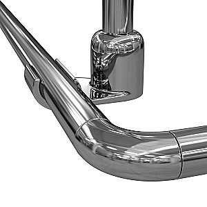 Карниз для ванны WasserKraft Dinkel SC-469090 купить в интернет-магазине сантехники Sanbest