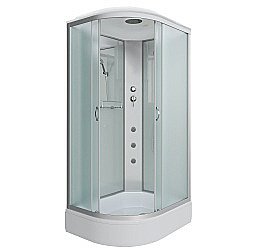 Душевая кабина Niagara Classic NG-33084-14RG 100х80 с гидромассажем правая купить в интернет-магазине сантехники Sanbest