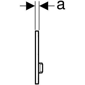 Кнопка для инсталляции Geberit Sigma 50 115.788.TG.2 купить в интернет-магазине сантехники Sanbest