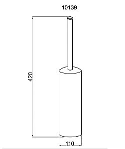 Ершик Boheme Vogue Bianco 10139 купить в интернет-магазине сантехники Sanbest