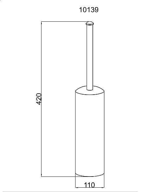 Ершик Boheme Vogue Bianco 10139 купить в интернет-магазине сантехники Sanbest