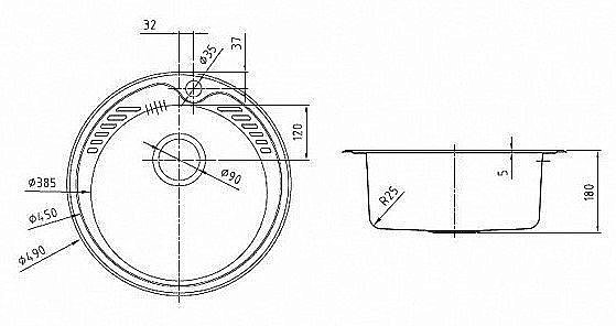 Кухонная мойка IDDIS Suno SUN49P0i77 купить в интернет-магазине сантехники Sanbest