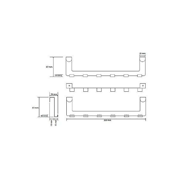 Крючок Bemeta Dark 101106230 черный купить в интернет-магазине сантехники Sanbest