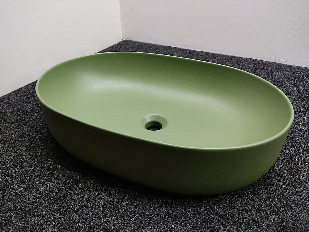 Раковина накладная Kerasan Nolita 60 534311 Verde купить в интернет-магазине Sanbest