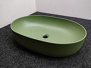 Раковина накладная Kerasan Nolita 60 534311 Verde купить в интернет-магазине Sanbest