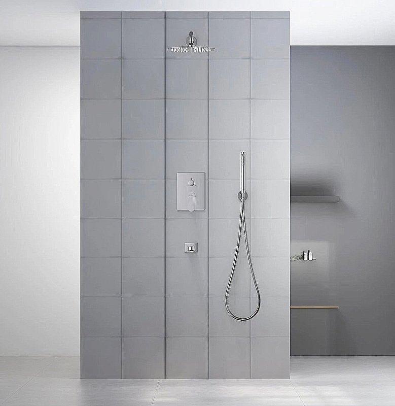 Душевая система Aquatek Оберон AQ1273CR хром купить в интернет-магазине сантехники Sanbest