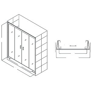 Душевая система RGW Shower Panels SP-6143-01 50140801-01 хром купить в интернет-магазине сантехники Sanbest