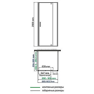 Душевой уголок WasserKRAFT Aisch 55P 55P43 90х90 профиль золото матовое/стекло прозрачное купить в интернет-магазине Sanbest