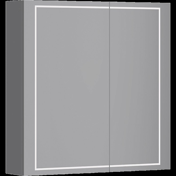 Зеркальный шкаф Aqwella Simplex 70 SLX0407 серый купить в интернет-магазине сантехники Sanbest
