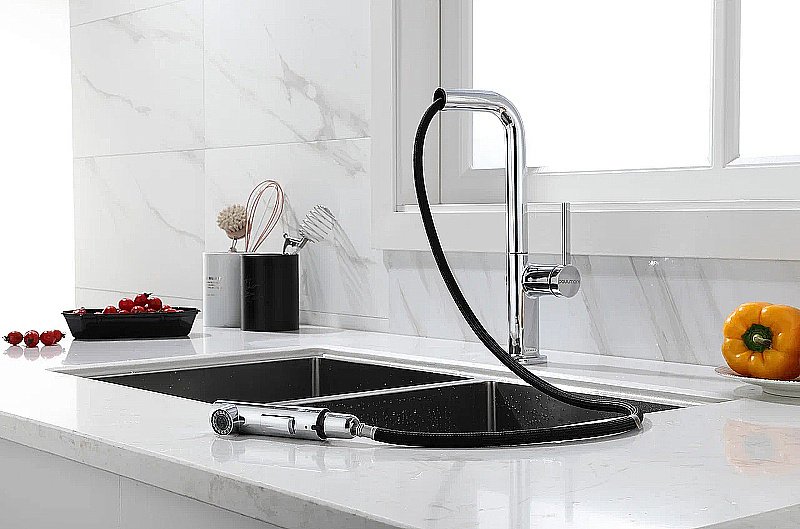 Смеситель для кухни Paulmark Neo Ne214419-CR хром купить в интернет-магазине сантехники Sanbest