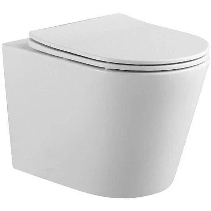 Унитаз Aquatek Вега SET AQUATEK ВЕГА cmp-017 с инсталляцией и черной матовой кнопкой, с крышкой микролифт, безободковый купить в интернет-магазине Sanbest