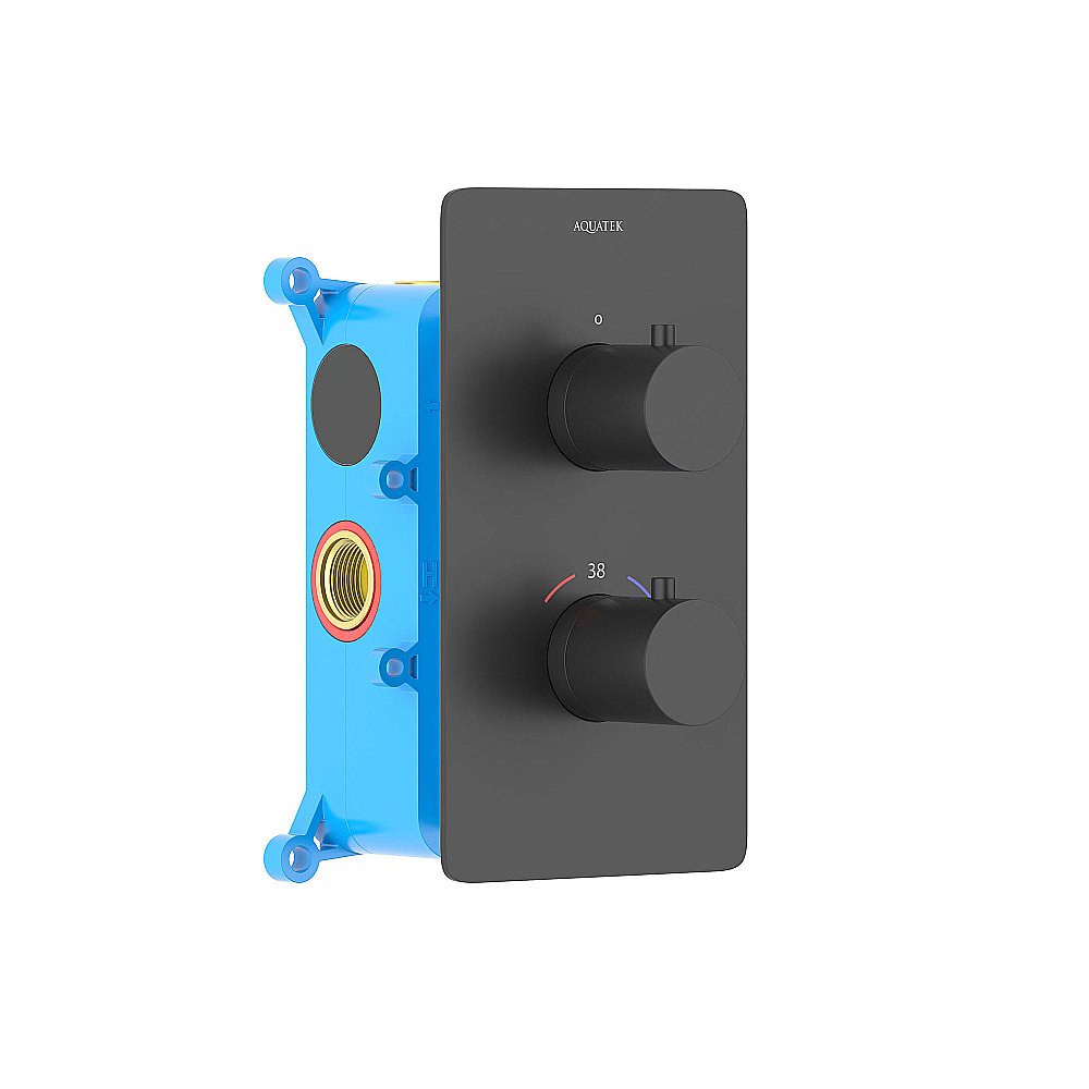 Cмеситель для душа Aquatek Европа AQ1391MB черный матовый купить в интернет-магазине сантехники Sanbest