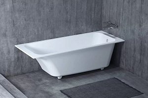 Ванна Salini Orlando Vasto 102024M 190x100 белая матовая купить в интернет-магазине Sanbest