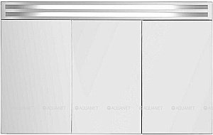 Зеркальный шкаф De Aqua Эколь 184807 100 белый купить в интернет-магазине сантехники Sanbest