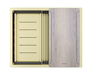 Кухонная мойка Paulmark NEXT-MULTI SINK 58 UNI PM785845-LG светлое золото купить в интернет-магазине сантехники Sanbest